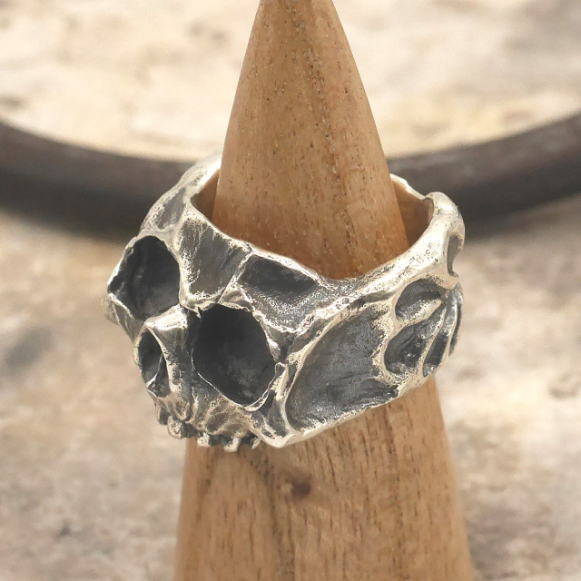 TOOL925 スカル シルバーリング #17 #19 #21 skull silver ring