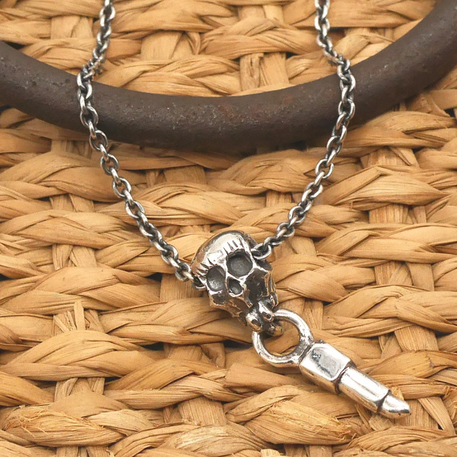 tool925 プリティースカル×口紅　シルバーペンダント トップ