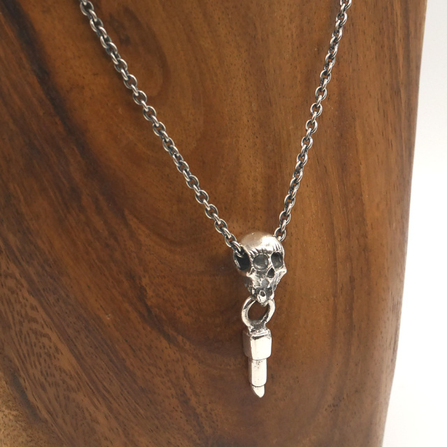 tool925 プリティースカル×口紅　シルバーペンダント トップ