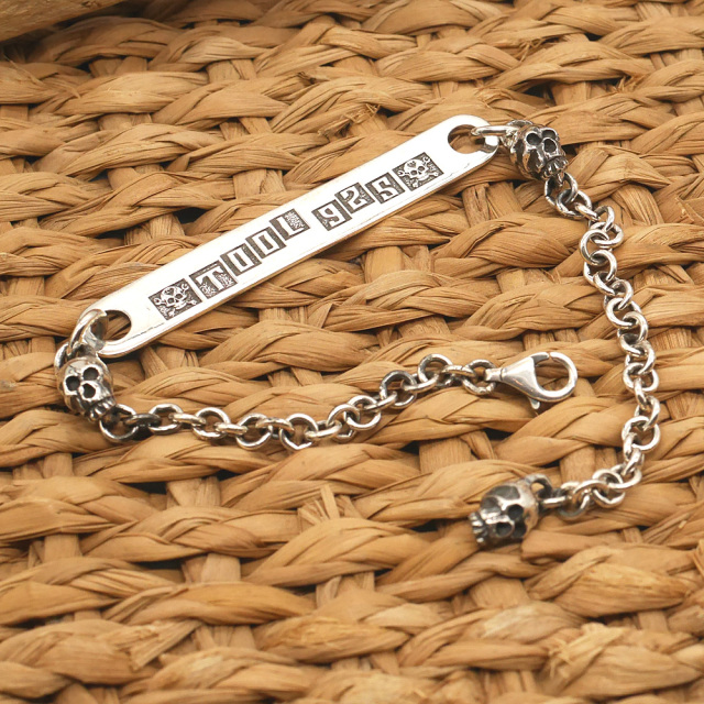 tool925　プレート チャームシルバーブレスレッ