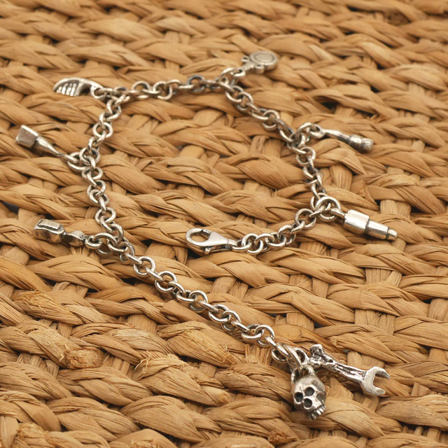 tool925 チャームシルバーブレスレット