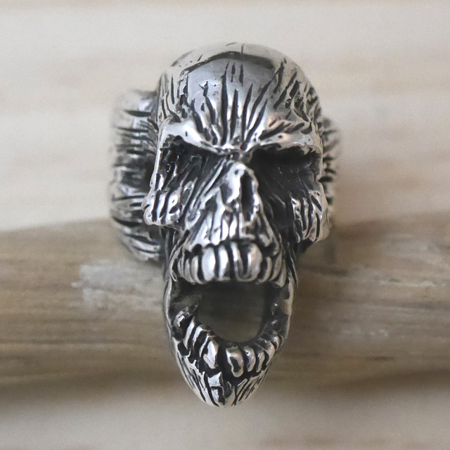 BUCK-TICK　スカルシルバーリング　大黒マリア BUCK-TICK スカルシルバーリング 大黒マリア BIGBLACKMARIA シルバー