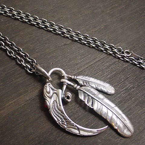フェザー イーグルクロー　ネックレス