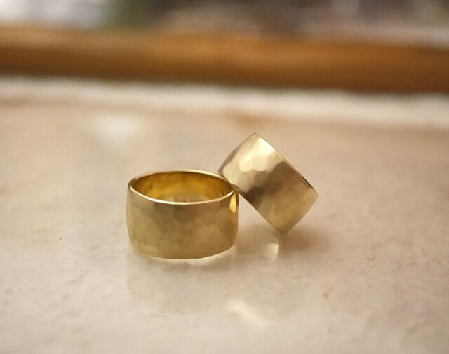 K10イエローゴールドペアリング THEKISS K10イエローゴールド リング 9