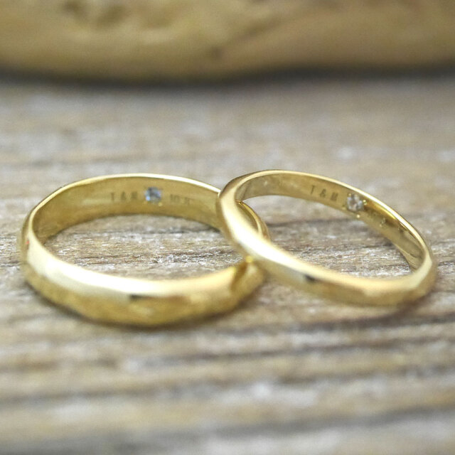 オーダーメイド　マリッジリング　18金