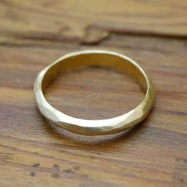 オーダーメイド　結婚指輪　18金