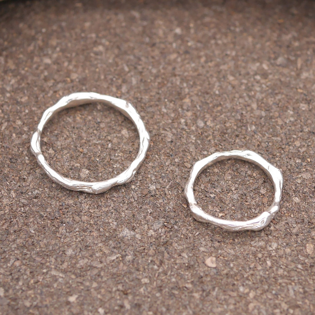 シルバーリング　RYOKU　指輪　細身