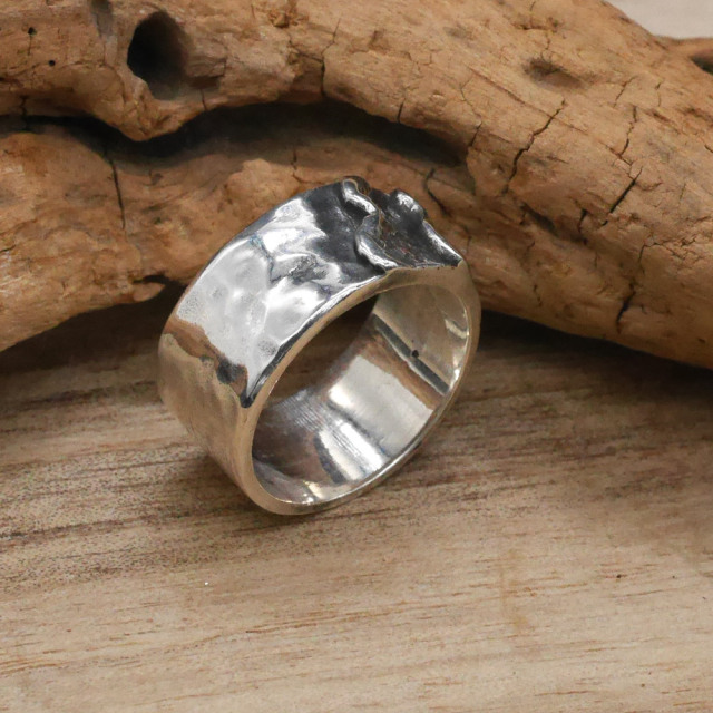 RYOKU　シルバーリング　平打ち