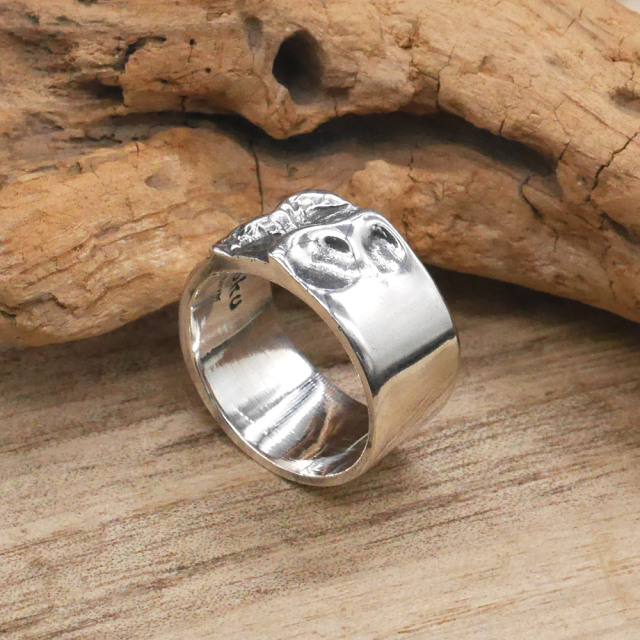 RYOKU　シルバーリング　平打ち