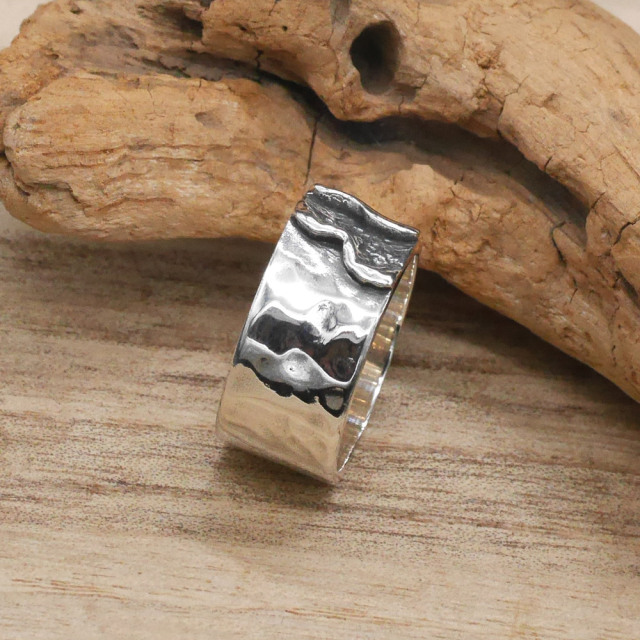 RYOKU　シルバーリング　平打ち