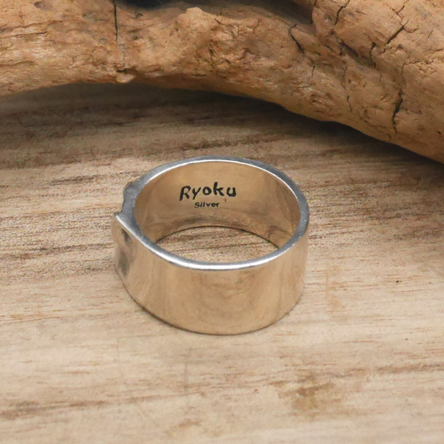 RYOKU　シルバーリング　平打ち