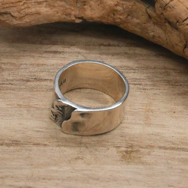 RYOKU　シルバーリング　平打ち