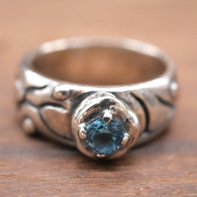 RYOKU シルバー×天然石　リング silver × stone ring