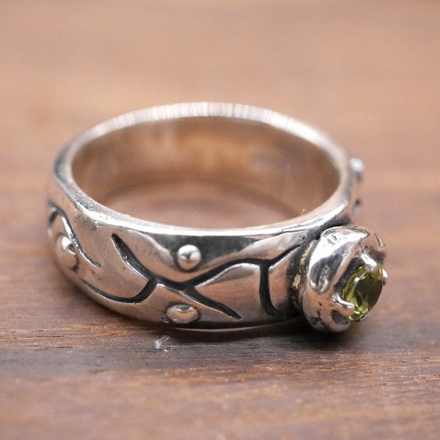 RYOKU シルバー×天然石　リング silver × stone ring