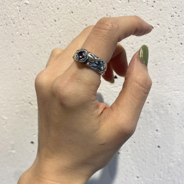 RYOKU シルバー×天然石　リング silver × stone ring