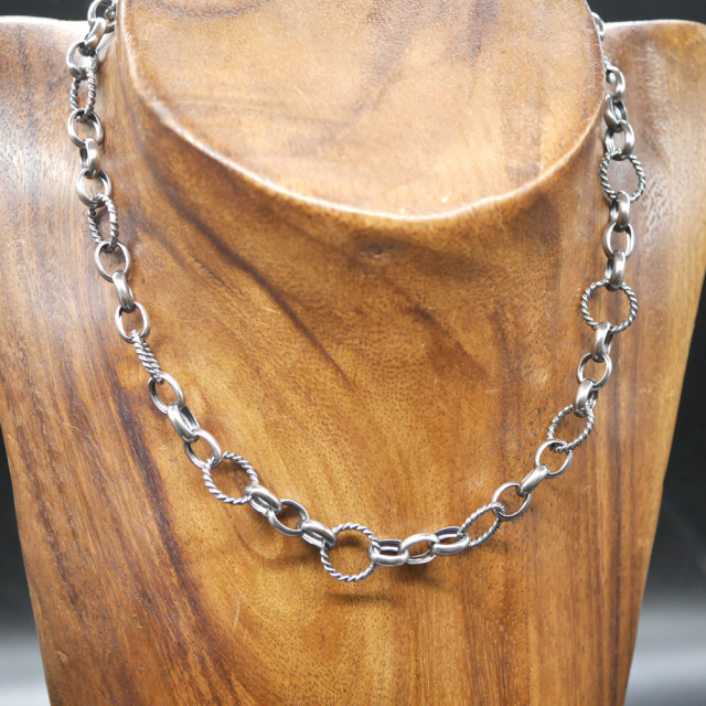 RYOKU シルバーマンテルネックレス