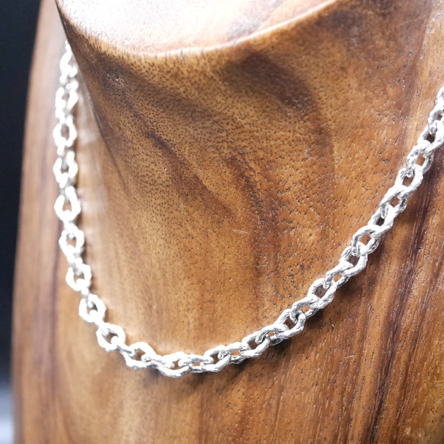 シルバーネックレス silver chain necklace