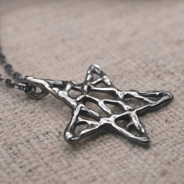 星モチーフ　シルバーペンダント　トップ