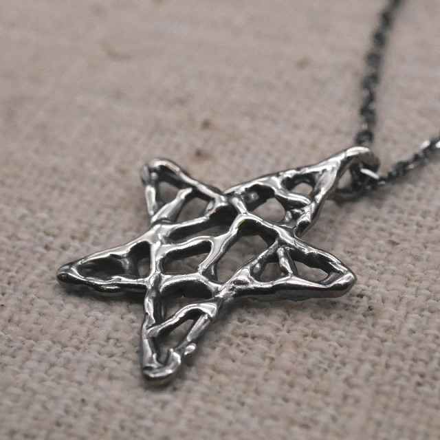 星モチーフ　シルバーペンダント　トップ