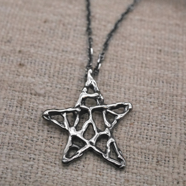 星モチーフ　シルバーペンダント　トップ