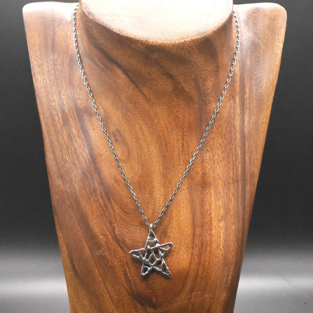 星モチーフ　シルバーペンダント　トップ