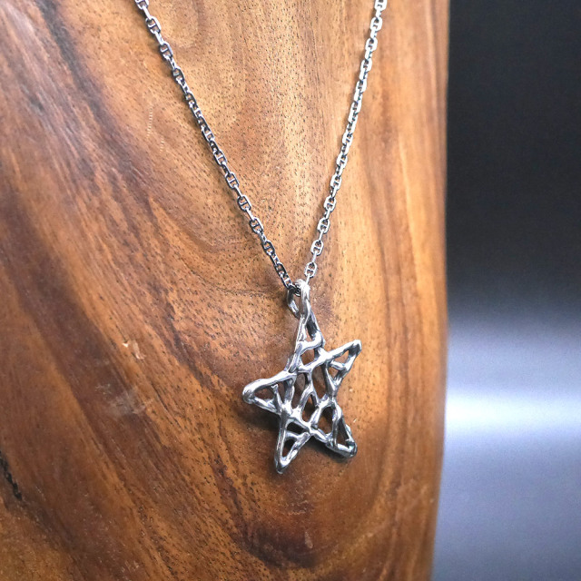 星モチーフ　シルバーペンダント　トップ