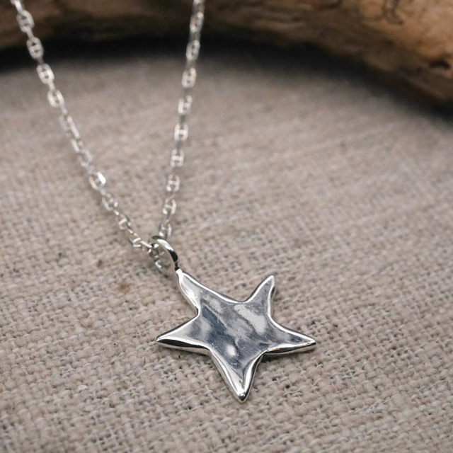 RYOKU 落書き星のシルバーペンダントトップ silver star pendant