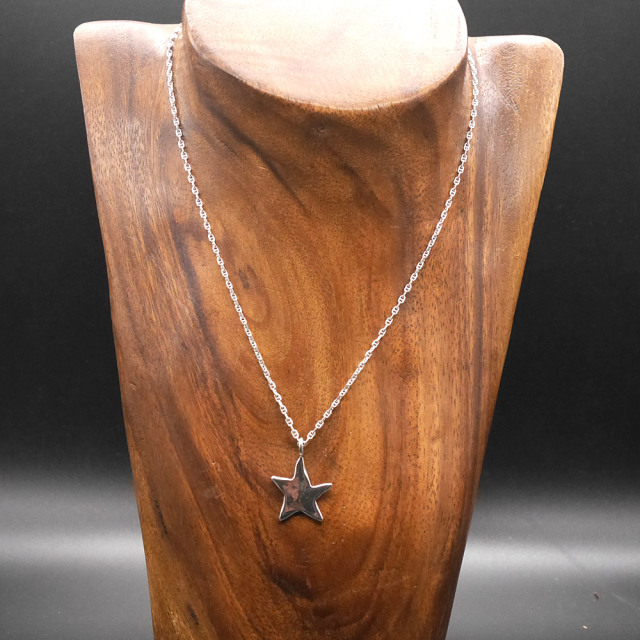 RYOKU 落書き星のシルバーペンダントトップ silver star pendant