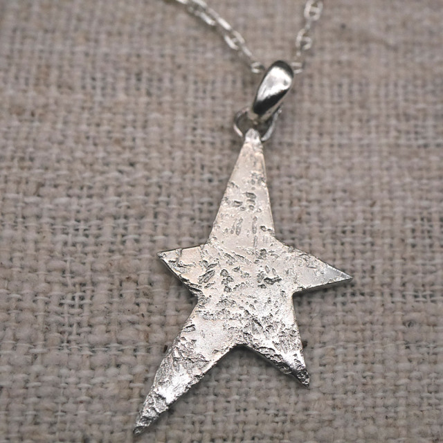 星モチーフ　シルバーペンダント　トップ