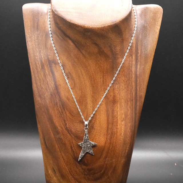 星モチーフ　シルバーペンダント　トップ