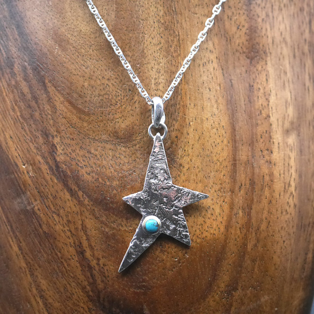 星モチーフ　シルバーペンダント　トップ