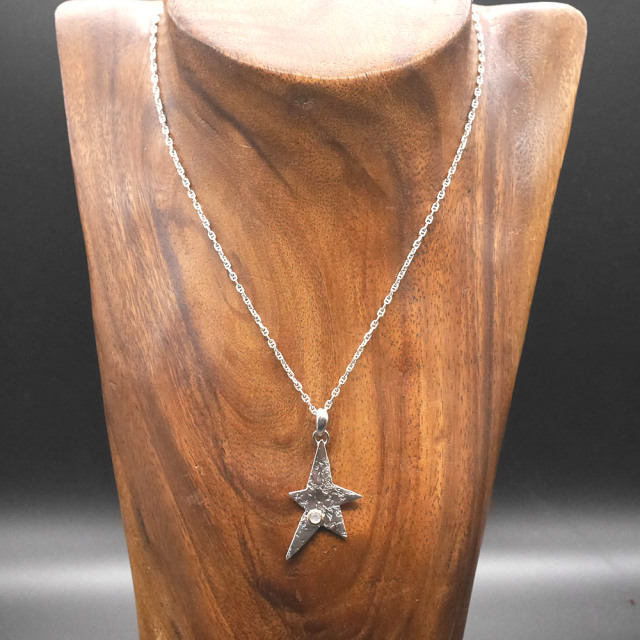 星モチーフ　シルバーペンダント　トップ