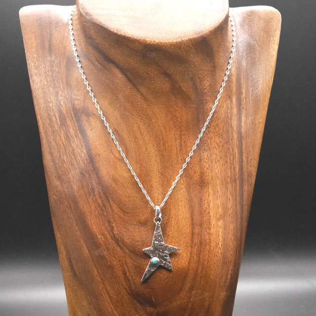 星モチーフ　シルバーペンダント　トップ