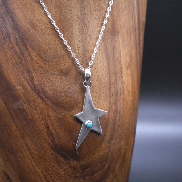 星モチーフ　シルバーペンダント　トップ