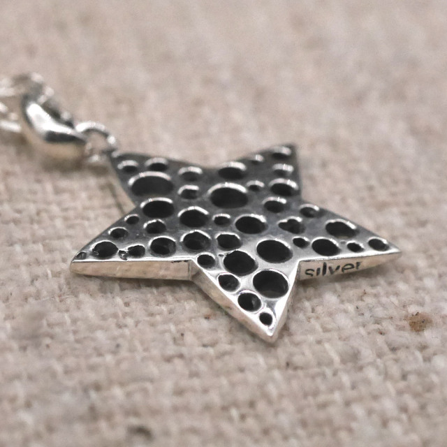星モチーフ　シルバーペンダント　トップ