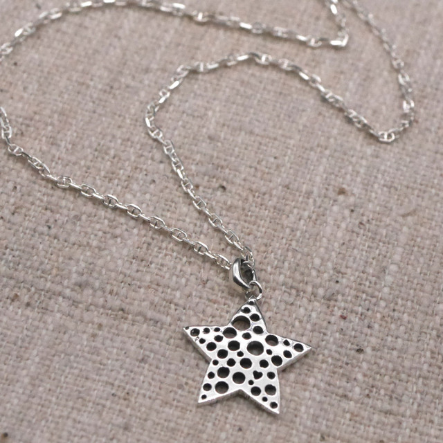 星モチーフ　シルバーペンダント　トップ