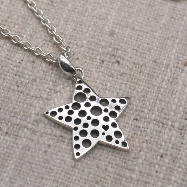 星モチーフ　シルバーペンダント　トップ