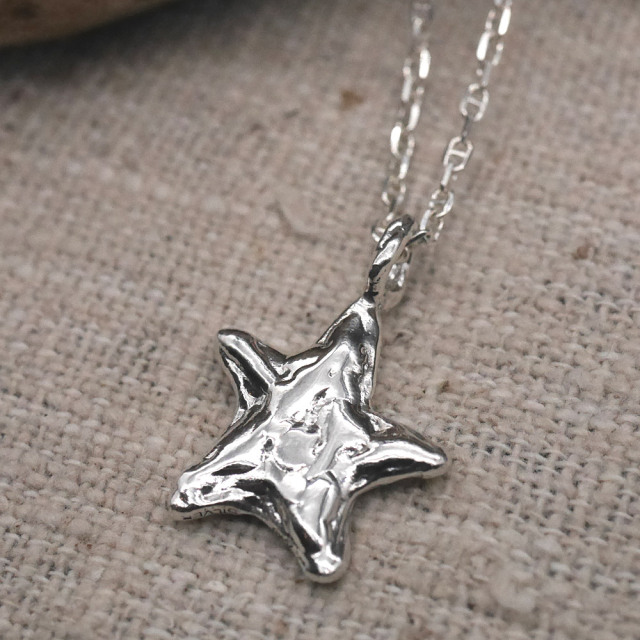 星モチーフ　シルバーペンダント　トップ