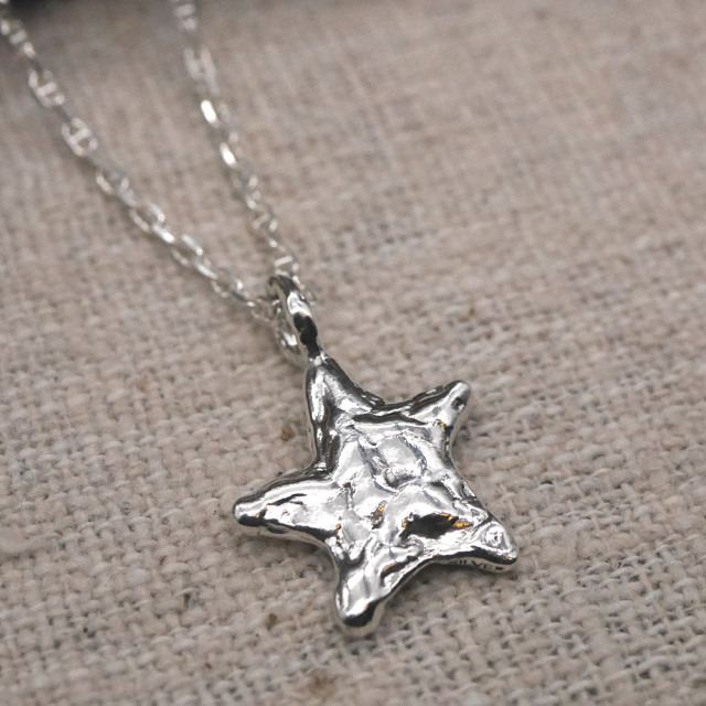 星モチーフ　シルバーペンダント　トップ