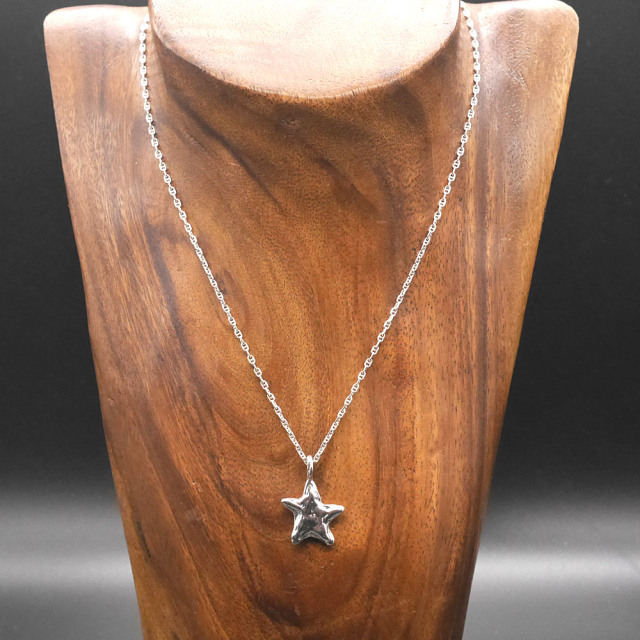 星モチーフ　シルバーペンダント　トップ