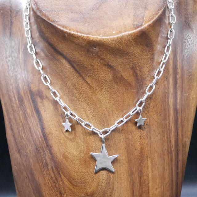 RYOKU  星のネックレス  silver star necklace