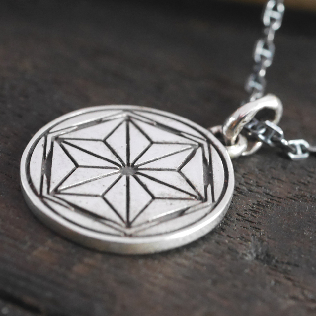 RYOKU  ryoku top -麻文様-  silver pendant top
