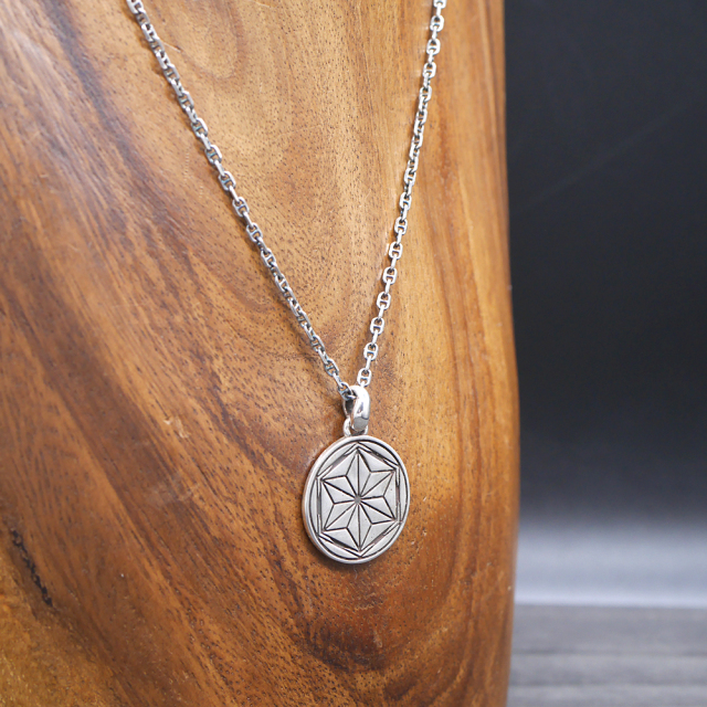 RYOKU  ryoku top -麻文様-  silver pendant top