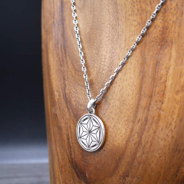 RYOKU  ryoku top -麻文様-  silver pendant top