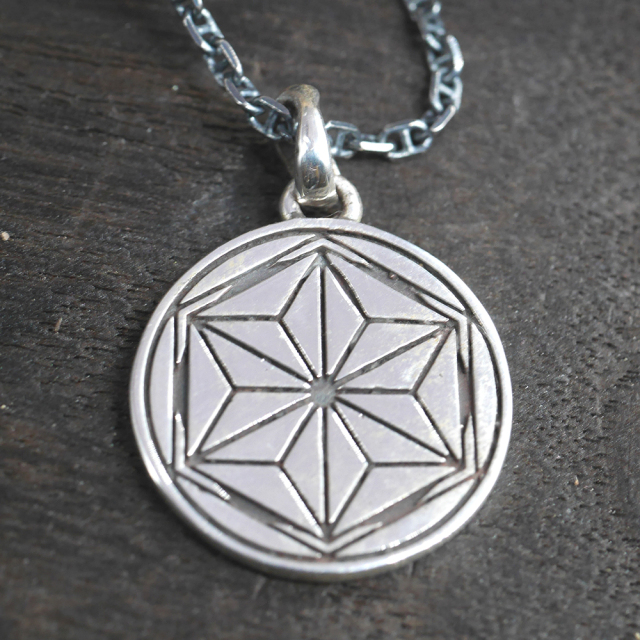 RYOKU  ryoku top -麻文様-  silver pendant top