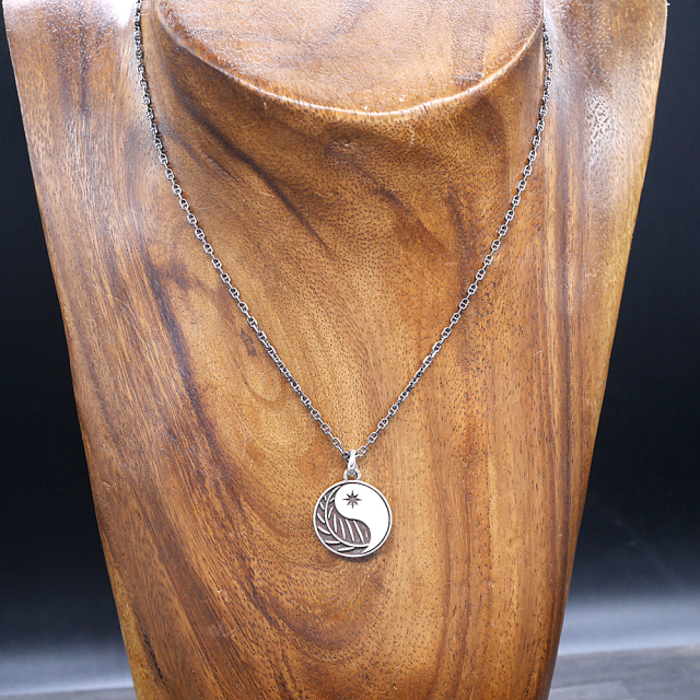 RYOKU  ryoku top -ying yang-  silver pendant top