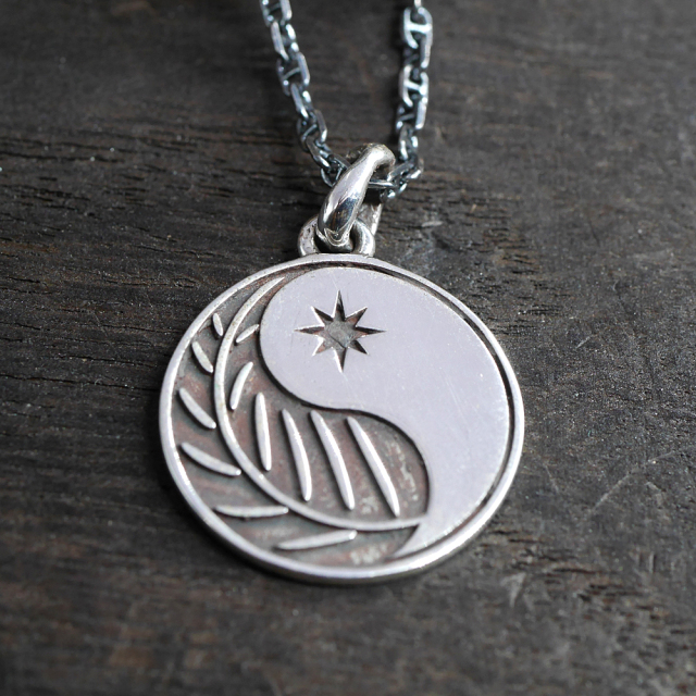 RYOKU  ryoku top -ying yang-  silver pendant top