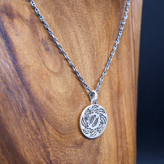 RYOKU  ryoku top -葉と羽-  silver pendant top