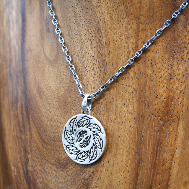 RYOKU  ryoku top -葉と羽-  silver pendant top