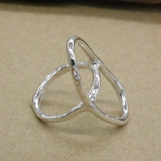 シルバーリング　大きい